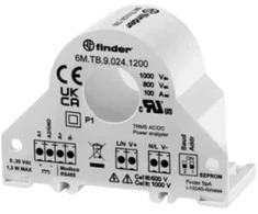 Finder Elektros tinklo parametrų analizatorius 100A - 800 V AC/1000 V DC Modbus RS485 6M.TB.9.024.1200