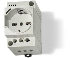 Finder Universalus modulinis lizdas su LED diodu, skirtas DIN bėgeliui RAL7035 7U.00.8.230.0000