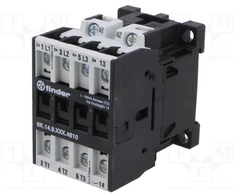Finder Maitinimo kontaktorius 3 NO 1 NO, 10A-400V AC3, 24V AC 6K.14.8.024.4810