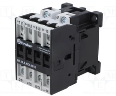 Finder Maitinimo kontaktorius 3 NO 1 NO, 18A-400V AC3, 24V AC 6K.14.8.024.4818