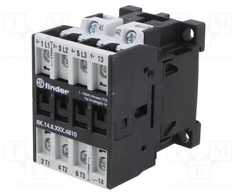 Finder Maitinimo kontaktorius 3 NO 1 NO, 10A-400V AC3, 230V AC 6K.14.8.230.4810