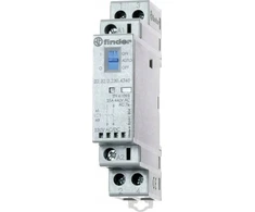 Finder Modulinis kontaktorius 1Z 1R 25A 24V AC/DC, Auto-On-Off funkcija, veikimo indikatorius + LED, 17.5mm 22.32.0.024.4540