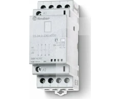 Finder Modulinis kontaktorius 4Z 25A 230V AC/DC, veikimo indikatorius + LED, 35mm 22.34.0.230.4320