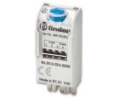 „Finder“ dviejų funkcijų laikmačio modulis 12–24 V AC/DC relių lizdams (86.30.0.024.0000)