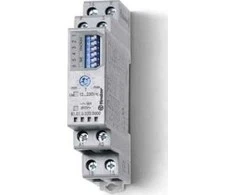 Finder Laiko relė 1P 16A 12-230V AC/DC 0,1s-10h daugiafunkcis AI, DI, SW, SP, BE, DE, Eeb 81.01.0.230.0000