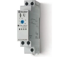 Finder Laiko siųstuvas 1P 16A 24 - 240V AC / DC 0.1s - 24h 250V vienafunkcinė DI (80.21.0.240,0000)