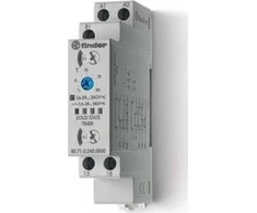 Finder Laikmačio relė 1Z 1A 24-240V AC/DC 0,1s-24h daugiafunkcinis AI, DI, SW, BE, CE, DE