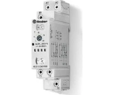 Finder Daugiafunkcinė laiko relė 1P 8A 24...240VAC/DC, PUSH-IN 80.51.0.240.P000