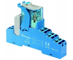 FINDER Relės sąsajos modulis 2Co 8A 24Vdc