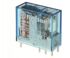 Finder Miniatiūrinė relė 1P 16A 24V DC, jautri ritė, AgSnO2 kontaktas (40.61.7.024.4000)