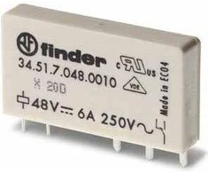 Finder Miniatiūrinis siųstuvas 1P 6A 12V DC (34.51.7.112.0010)