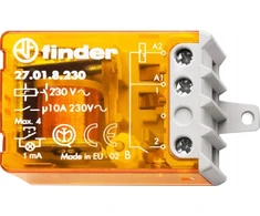 Finder Przekaźnik SPST-NO, Ucoil: 230VAC, 10A, IP20 (27.01.8.230.0000)