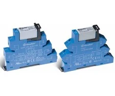 Finder Transmisijos sujungimo modulis 14mm 2P 8A 24V AC / DC kontaktai su AGNI varžtais DIN 35mm (38.52.0.024.0060)