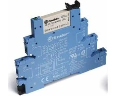 Finder Relės sukabinimo modulis 1P 6A 220 - 240V AC / DC 6.2mm AgNI kontaktai (38.51.0.240,0060)