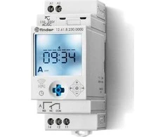 „Finder“ savaitinis skaitmeninis laikrodis NFC 1P 16A 230 V AC / DC 12.61.8.230.0000