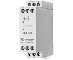 „Finder“ termistoriaus apsaugos PTC termistoriaus relė, 6 funkcijos, atstatymas, 2 poliai, 24 VDC 70.92.0.024.0002