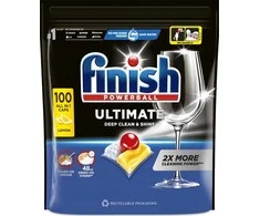 Indaplovių tabletės Finish Quantum Ultimate 100, Lemon