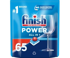 Finish Indų plovimo tabletės Power Viskas 1 65 vnt.