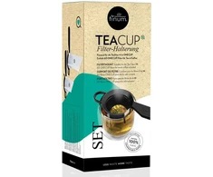 Finum Rinkinys do filiżanki TeaCup Set - Laikiklis + filtry 60szt.