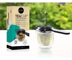 Finum Rinkinys do filiżanki TeaCup Set - Laikiklis + filtry 60szt.