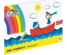 Piešimo albumas FIORELLO, A4, 20 lapų, 80gsm