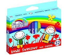 Fiorello vaško kreidelės, 32 spalvos