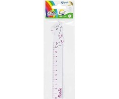 Fiorello Medinė liniuotė 12cm VIENARAGIS