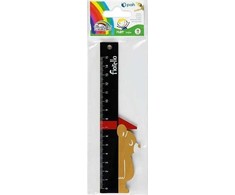Fiorello Medinė liniuotė 15cm MEŠKA