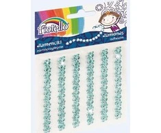 Dekoratyvinai krištoliniai karoliukai GR-DS041, Fiorello, lipnūs