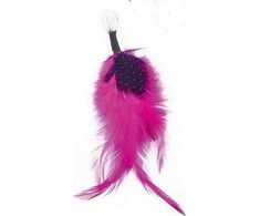 Fiorello Grand Piórka dekoracyjne juoda-rožinė 11-13 cm 3 vnt.