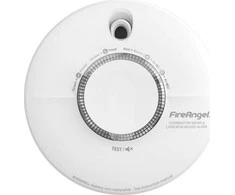 Anglies monoksido ir dūmų jutiklis FireAngel SCB10-INT (baltos spalvos)