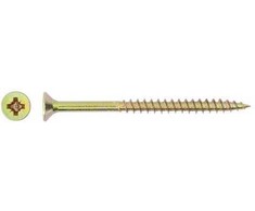 Haushalt Fischer CHIPBOARD SCREW 6.0X80/48 YLW ZP10PCS G2