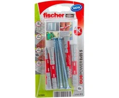 Kaištis Fischer DuoPower, 65 mm x 8 mm, 4 vnt.