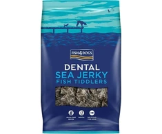 FISH4DOGS Dental Sea Jerky Fish Tiddlers - skanėstas šunims - 575g