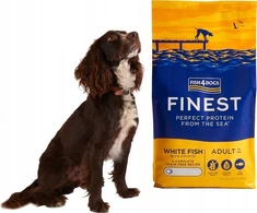 Sausas Šunų Maistas - FISH4DOGS Finest Ocean su balta žuvimi 12kg