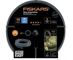 FISKARS ŽARNŲ RINKINYS 1/2 "15m - Q4 + MONTAVIMAS prie sienos