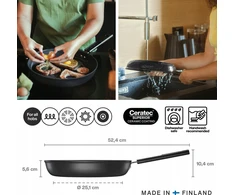 Fiskars Hard Face keptuvė 30cm