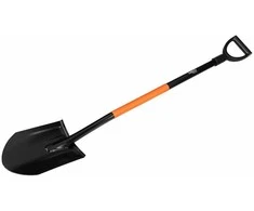 Fiskars Szpadel Grūdintas kastuvas, metalinė rankena, aštrus