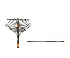 FISKARS UNIVERSALUS GRĖBĖLIS + GRĖBĖLIS VENTILIACIJA + QUIKFIT RANKENA