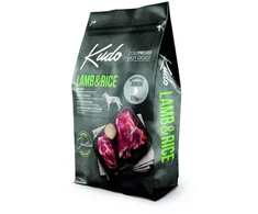 Fitmin Sausas pašaras jauniems šunims KUDO su ėriena ir ryžiais Medium/Maxi Junior 12kg