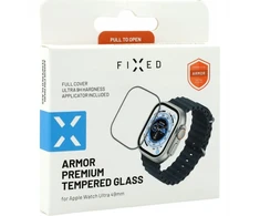 Fixed Fiksuotas | Šarvuotas grūdintas stiklas, skirtas „Apple Watch Ultra 49mm“ / „Ultra 2 49mm“ | Juodas