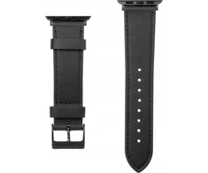 Fixed Fiksuotas | Dirželis Apple Watch 42/44/45/46/49 mm | Juodas | Odinis