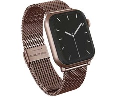 BURGA Metal Mesh Elegance do Apple Watch 42/44 mm (rose auksinis)