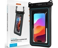 Fixed Dėklas vandeniui atsparus Float Max iPhone skaidrus/juoda