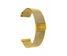 Fixed Dirželis Mesh ze stali nierdzewnej FIXED su Quick Release 22mm do smartwatcha auksinė
