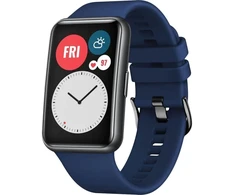 Fixed Dirželis silikonowy do Huawei Watch FIT, mėlyna