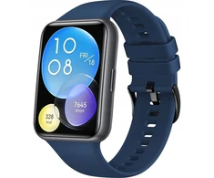 Fixed Dirželis silikonowy do Huawei Watch FIT2, mėlyna