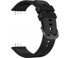 Fixed Fiksuotas silikoninis dirželis Huawei Watch FIT, juodas (FIXSSTB-1054-BK)