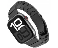 FIXED Resin Strap Apple Watch 44/45/46/49mm, Carbo