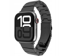 Fixed | Resin Strap pro for Apple Watch 38/40/41mm | Carbon Juodas | Epoxy Resin